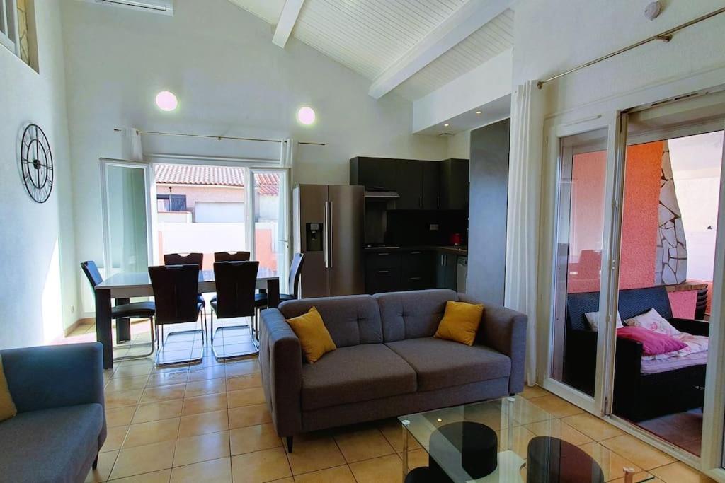 Villa H2O - Jacuzzi & Piscine Chauffee Le Barcares Bagian luar foto