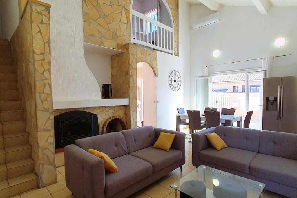 Villa H2O - Jacuzzi & Piscine Chauffee Le Barcares Bagian luar foto